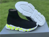 Authentic Balenciaga Speed Trainer BLACK/GREEN/WHITE