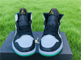 Authentic Air Jordan 1 GS Mid SE White/Green