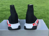 Authentic Balenciaga Speed Trainer BLACK/RED/WHITE