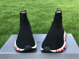 Authentic Balenciaga Speed Trainer BLACK/RED/WHITE