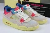Authentic Union x Air Jordan 4 Guava Ice