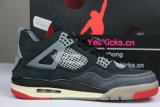 Authentic OFF-WHITE x Air Jordan 4 “Bred”
