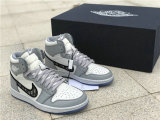 Authentic Dior x Ai Jordan 1 GS High (With Dior Box）