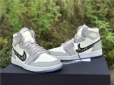 Authentic Dior x Ai Jordan 1 GS High (With Dior Box）