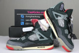 Authentic OFF-WHITE x Air Jordan 4 “Bred”