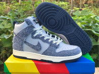 Authentic Nike Dunk High Dark Blue/Light Blue
