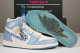 Authentic Air Jordan 1 High White/Jade