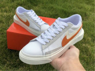 Authentic Nike Blazer Low White/Orange GS