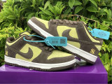 Authentic Nike Dunk Low Brownish Yellow/White Brun Jaune GS