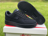 Authentic Stussy x Nike Air Force 1 Low Black