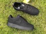 Authentic Stussy x Nike Air Force 1 Low Black