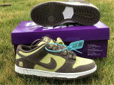 Authentic Nike Dunk Low Brownish Yellow/White Brun Jaune GS