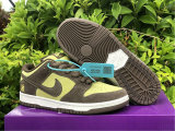 Authentic Nike Dunk Low Brownish Yellow/White Brun Jaune GS