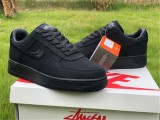 Authentic Stussy x Nike Air Force 1 Low Black