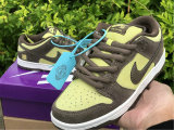 Authentic Nike Dunk Low Brownish Yellow/White Brun Jaune GS