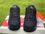 Authentic Stussy x Nike Air Force 1 Low Black