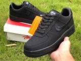 Authentic Stussy x Nike Air Force 1 Low Black