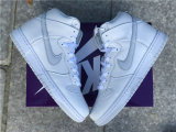 Authentic Nike Dunk High White/Grey/Noir/Gris
