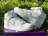 Authentic Nike Dunk High White/Grey/Noir/Gris
