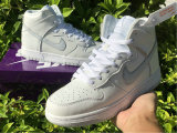 Authentic Nike Dunk High White/Grey/Noir/Gris