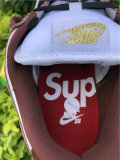 Authentic Supreme x Nike SB Dunk Low White/God/Brown