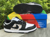 Authentic Supreme x Nike SB Dunk Low White/God/Black