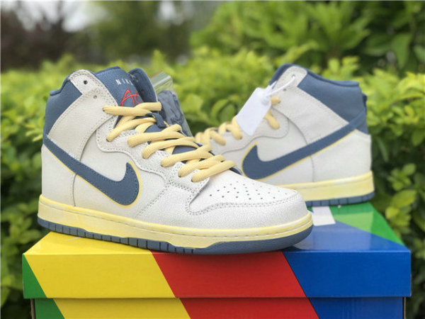 Authentic Atlas x Nike SB Dunk High Sail/Track Red-White-Ocean Fog GS