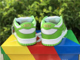Authentic Supreme x Nike SB Dunk Low White/God/Green GS