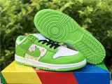 Authentic Supreme x Nike SB Dunk Low White/God/Green GS