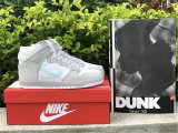 Authentic Slam Jam x Nike Dunk High White/Clear-Pure Platinum GS