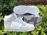 Authentic Slam Jam x Nike Dunk High White/Clear-Pure Platinum GS