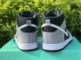 Authentic Nike Dunk High Dark Grey/White/Black GS