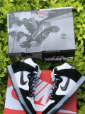 Authentic Slam Jam x Nike Dunk High White/Clear-Black GS