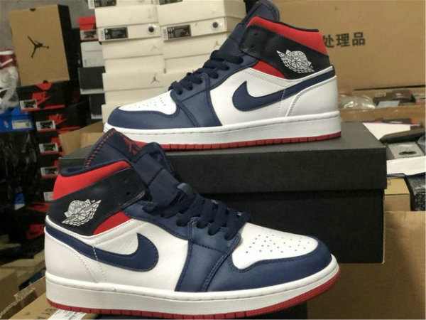 Authentic Air Jordan 1 Mid SE “USA” GS