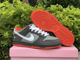 Authentic Nike Dunk Low Medium Grey/White/Dark Grey GS