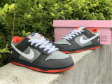 Authentic Nike Dunk Low Medium Grey/White/Dark Grey GS