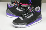 Authentic Air Jordan 3 “Court Purple”