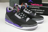 Authentic Air Jordan 3 “Court Purple”