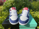 Authentic Nike SB Dunk Low Deep Royal Blue/Metallic Silver-University Red