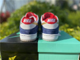 Authentic Nike SB Dunk Low Deep Royal Blue/Metallic Silver-University Red