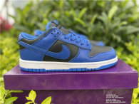 Authentic Nike SB Dunk Low White/Blue/Black