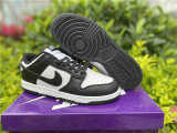 Authentic Nike SB Dunk Low White/Black GS