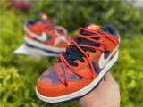 Authentic Nike SB Dunk Low Violet Blend Bold Orange