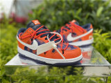Authentic Nike SB Dunk Low Violet Blend Bold Orange