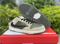Authentic Nike SB Dunk Low Beige/Army Green GS