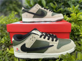 Authentic Nike SB Dunk Low Beige/Army Green GS