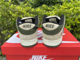 Authentic Nike SB Dunk Low Beige/Army Green GS