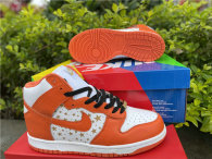 Authentic Supreme x Nike SB Dunk High “Stars Orange” GS