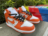 Authentic Supreme x Nike SB Dunk High “Stars Orange” GS