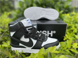 Authentic AMBUSH x Nike Dunk High Black-White Noir GS